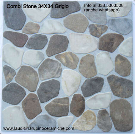 Combi stone 34x34 Grigio art. S7815 Savoia