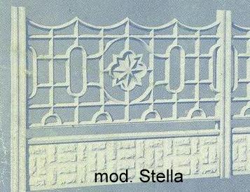 Recinzione in cemento modello Stella