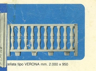 Recinzione in cemento modello Verona