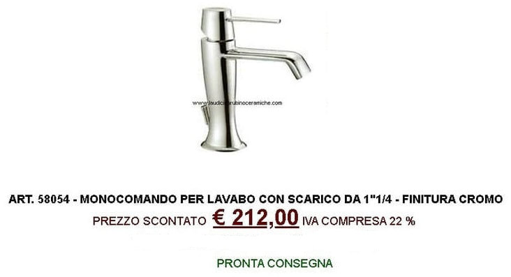 Frattini delizia lavabo art. 58054 58050
